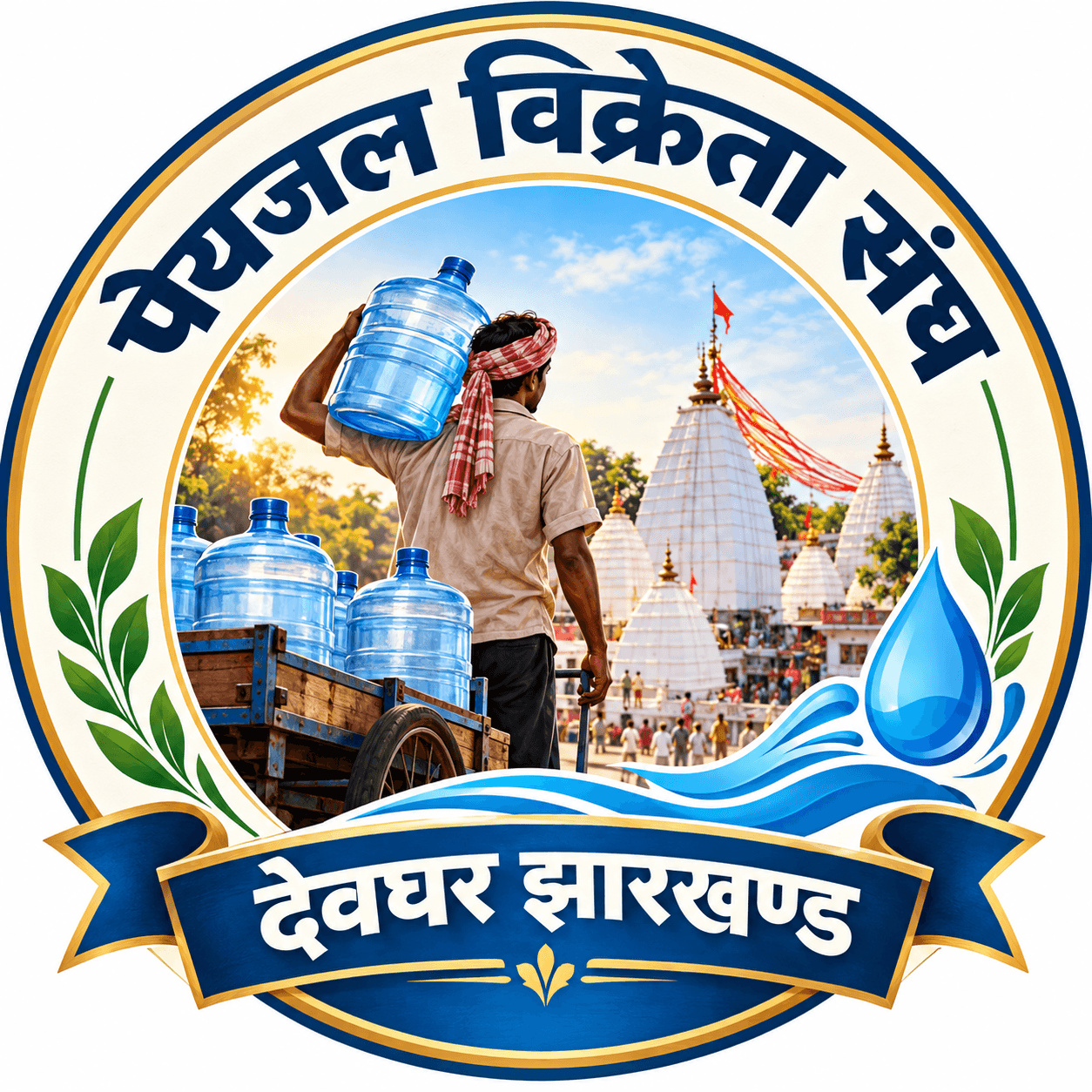 पेयजल विक्रेता संघ देवघर लोगो